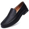Summer Men's Perforated Leather Shoes Genuine Leather Loafers Men Footwear Formal Shoes Men Dress Shoes Breath Driving Moccasins