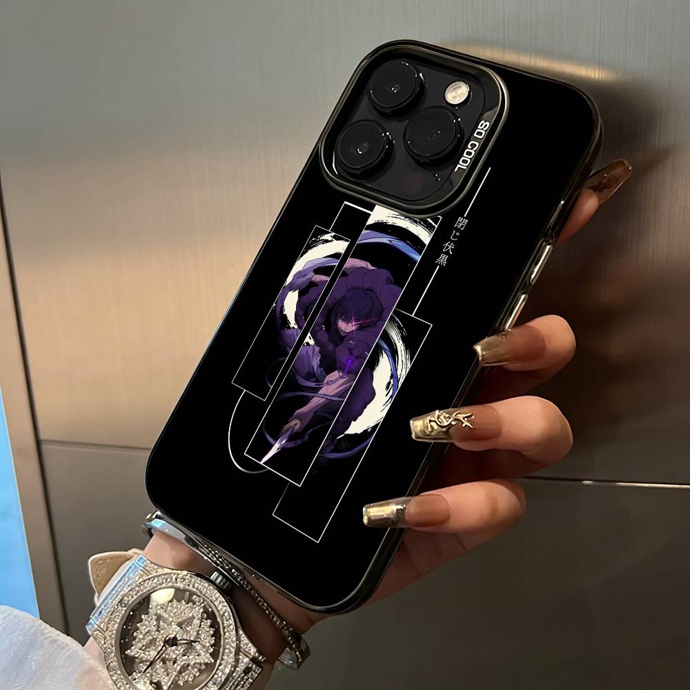 Charismatic villain-Fushiguro Toji Phone Case For IPhone17 16 11 12 13 14 15 16 Pro Max Plus Cover Colored Silver Funda Bumber