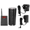 668-S Wireless Guest PaginG Queuing System 1 Tastatur Sender+10 Coaster Pager