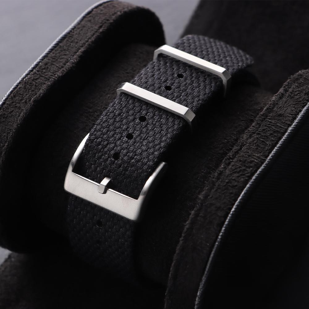 Ремешок для часов из рифленого нейлона 20 мм 22 мм Удобные ремешки для часов Петля Военный Моющийся Браслет для мужчин Ремешки для часов Аксессуары для часов