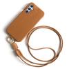 For Samsung Galaxy A34 5G Case with Lanyard Genuine Cow Leather PC Phone Back Cover