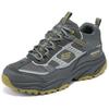 Skechers Удобные мужские походные ботинки средней высоты для улицы Серый Желтый 237742C-CCYL
