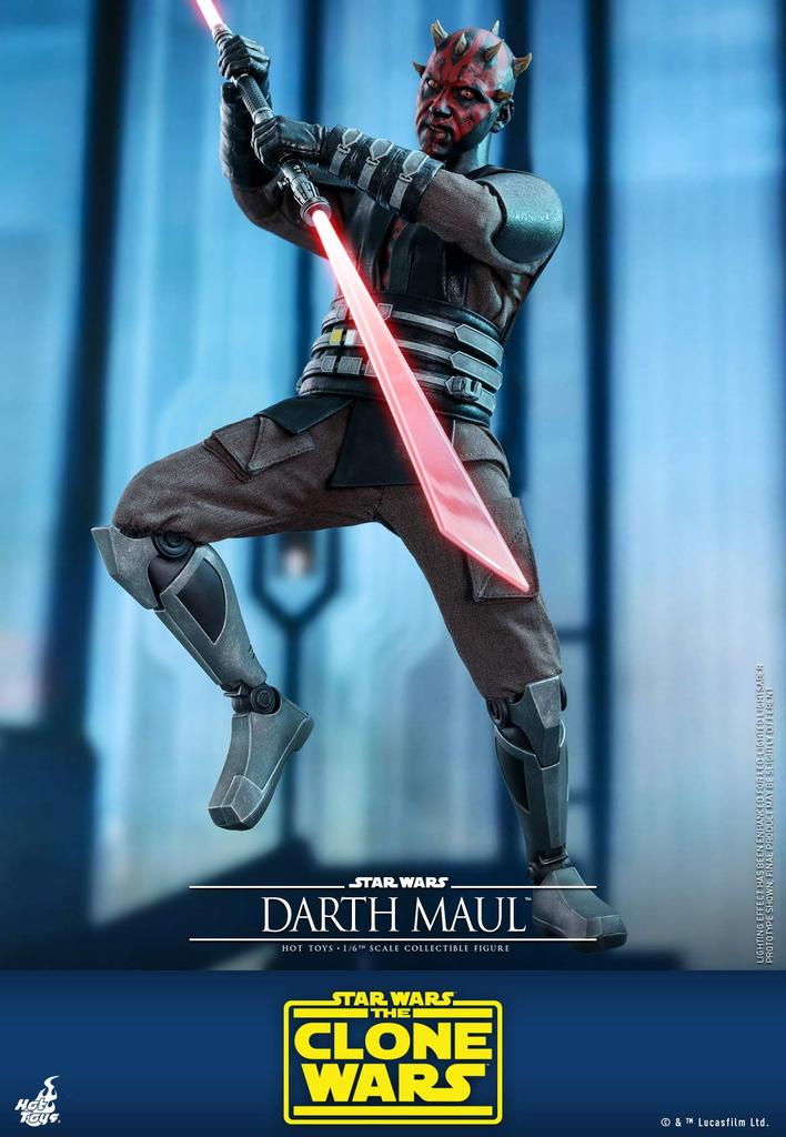 Hot Toys Television Masterpiece Star Wars The Clone Wars Darth Maul scale figure Red 1/6