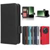 Кожаный чехол-книжка Xiaomi 13 Ultra с держателем для карт - Защитная обложка с узором «Личи»