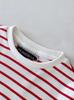 G26 Spring Korean Girls' Color-Woven Striped Long-Sleeve T-Shirt