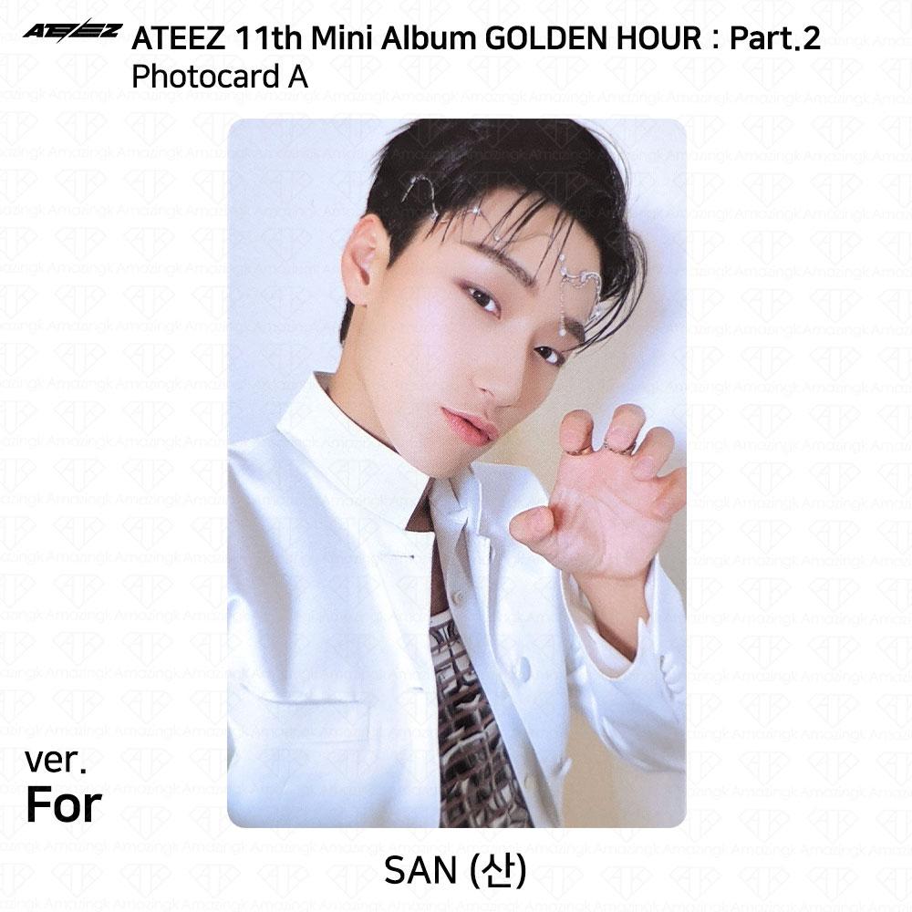 ATEEZ 11-й мини-альбом Golden Hour Pt.2 To Diary For Ver Фотокарта Почтовая открытка