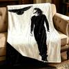movie T-The Crow-w Throw Thick Comfort Flannel Quilt,Multi-scene Use Indoor Outdoor Daily Nap