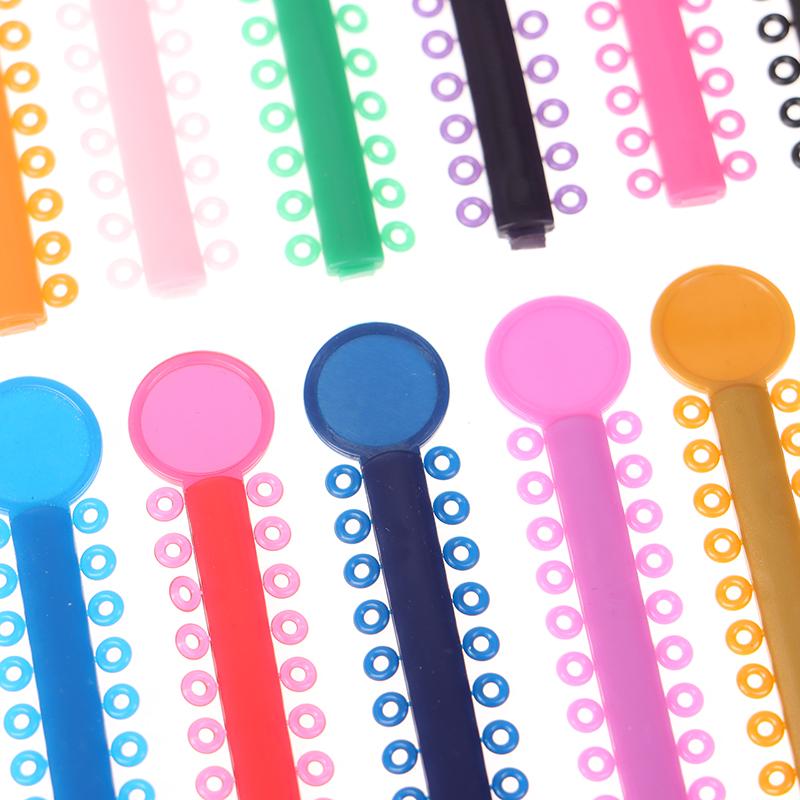 Стоматологические ортодонтические брекеты Эластичные О-ринги Лигатуры V-образные тяги Резинки Медицинские