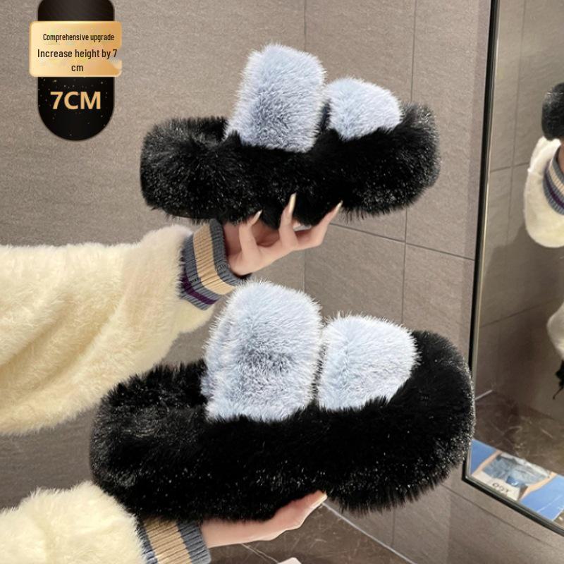 Высококачественные женские модные хлопковые тапочки с толстой подошвой Frog для лета, осени и зимы