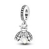 925 Silver Sunflower Butterfly Flower Heart Charm for 3mm DIY Bracelet, Beautifully Beaded DIY Fashion Maker Gifts