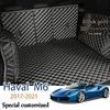 Leather Car Trunk Mats For Haval M6 2017- Rear Trunk Floor Mat Tray Carpet Mud