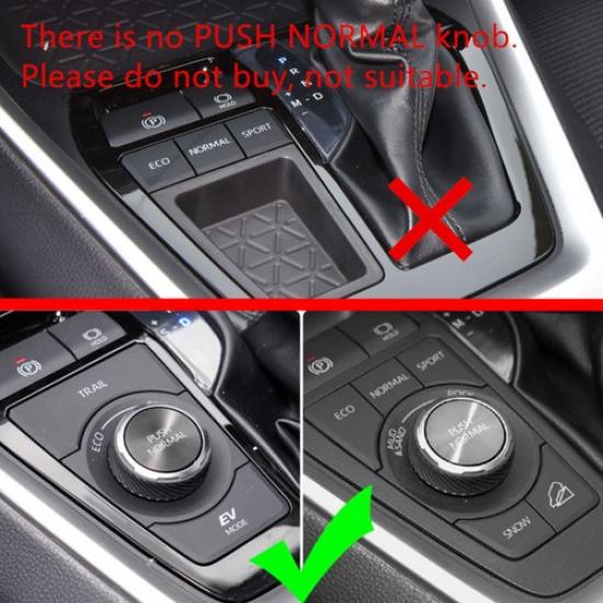 Синяя Алюминиевая Крышка Ручки Регулировки PUSH NORMAL Для Toyota RAV4 Hybrid -2025