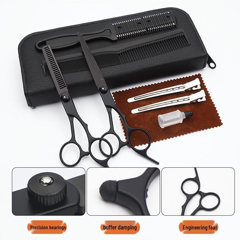 Набор парикмахерских ножниц: Прямые, Тонкие, Бытовые и Ножницы для Начинающих для Точной Стрижки Волос