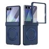 Для Samsung Galaxy Z Flip 7 6 5 Вращающаяся наклейка Магнитная линза Полная защита Закаленное стекло Магнитный ударопрочный чехол