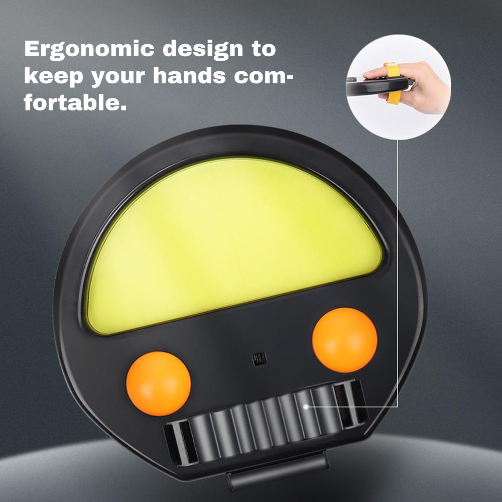 Игры с мячом «Брось и поймай», Ракетка для ловли рукой с 2 мячами, Игрушки для детей для улицы, двора, сада, Интерактивная игра