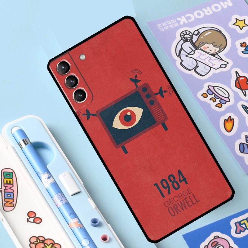 Чехол 1984 года с Джорджем Оруэллом для Samsung Galaxy S23 S21 FE S20 FE S22 Plus Note 20 Ultra Note 10 S8 S9 S10 Plus