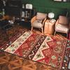 Morocco Bedroom Decor Ethnic Rug Home Thick Non-slip Carpet Fluffy Soft Study Floor Mat Retro American Carpets for Living Room
