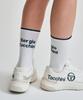 Высокие носки SERGIO TACCHINI с буквенным принтом на задней части (U-образный вырез)