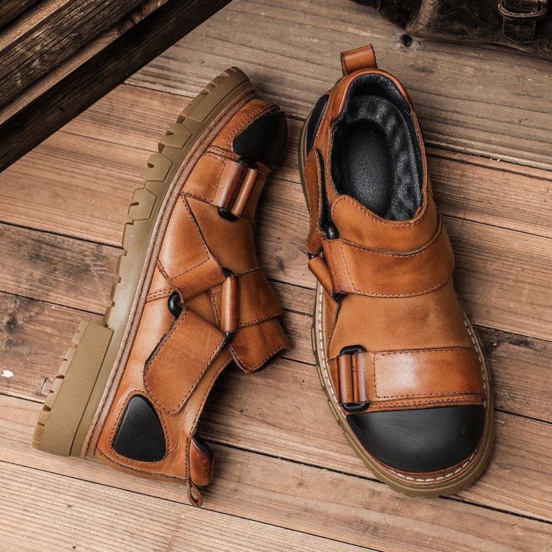 Men's Niche Retro Leather Shoes