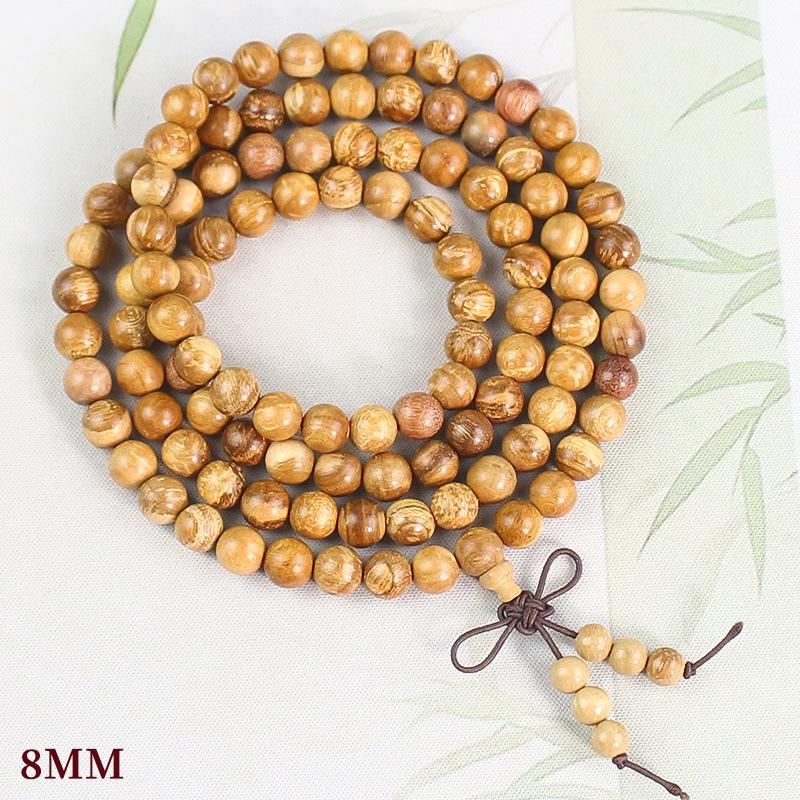 Деревянные браслеты из бусин сандалового дерева - 108 бусин, унисекс украшения для пар