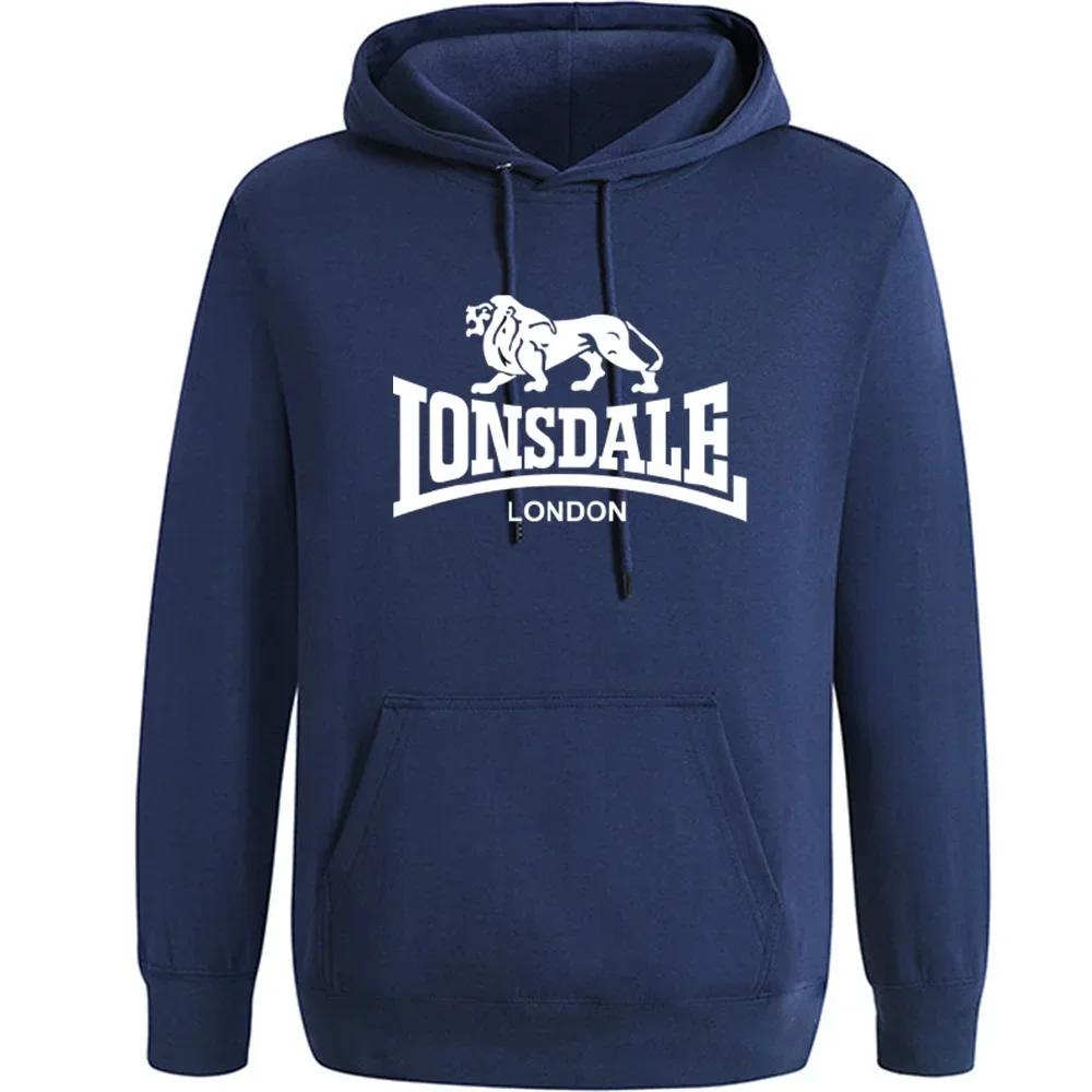 Толстовки с принтом льва для мужчин, повседневные толстовки, хип-хоп уличная одежда, шерстяные свитера, спортивная одежда, новая мода, осень