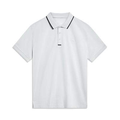 Мужская рубашка-поло Li Ning Color Block Stone-Gray APLT097-3