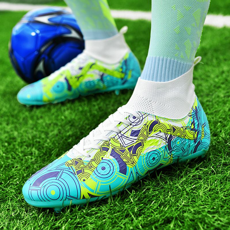 Модные футбольные бутсы унисекс, футбольные бутсы, футбольные ботильоны, молодежные тренировочные кроссовки, спортивная обувь на открытом воздухе, Роналду