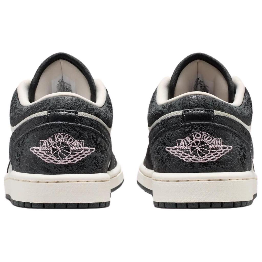 Jordan Air Jordan 1 Low Винтажные Баскетбольные Кроссовки Унисекс Угольно-Черные II0595-001