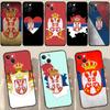 Крутой чехол с флагом Сербии для iPhone 13 12 11 14 15 Pro Max 7 8 Plus X XR XS Max 12 Mini SE 2020 2022 Cover Coque