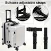 3 Pcs Luggage Connection Straps Adjustable Great Tenacity Heavy Duty Anti Lost Anti Theft Suitcase Belt Tie Luggage Together Travel Luggage