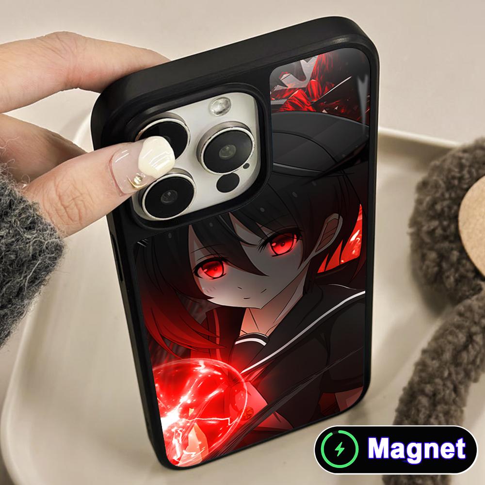 Матовая поверхность Akame Kurome Чехол для мобильного телефона Magsafe для iPhone 17 16 15 14 13 12 11 Air Pro Max Plus Цветной чехол