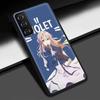 Чехол для телефона с изображением аниме «Фиолетовый Evergarden» для Samsung Galaxy S20 FE S21 Ultra S20 S10 S9 Plus S10E S8, мягкая силиконовая задняя крышка