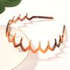 2Pcs Hair Hoop Large Wave Shape Plastic Hair Comb M-Shaped Comfortable Non-Slip