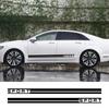 2 шт. Боковые наклейки на двери автомобиля для Lincoln MKC MKZ MKX, полосы DIY, спортивные буквы, виниловая пленка, декоративные наклейки, тюнинг, автоаксессуары