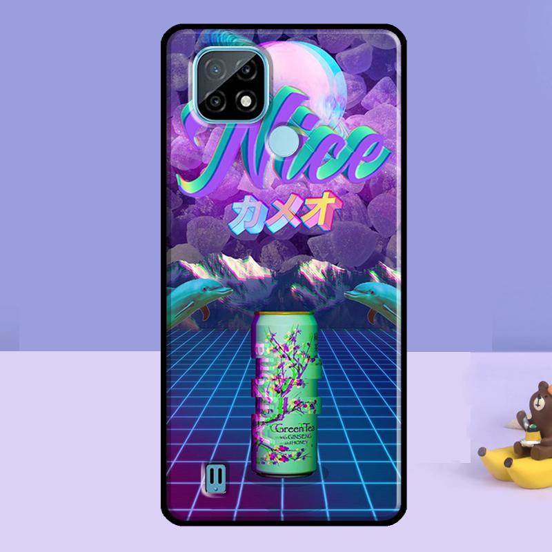 Арт-чехол в стиле Vaporwave для Realme 13 10 11 12 14 Pro Plus C75 C67 C61 C55 C53 C51 C35 C21Y C25S GT 7 Pro 6 6T