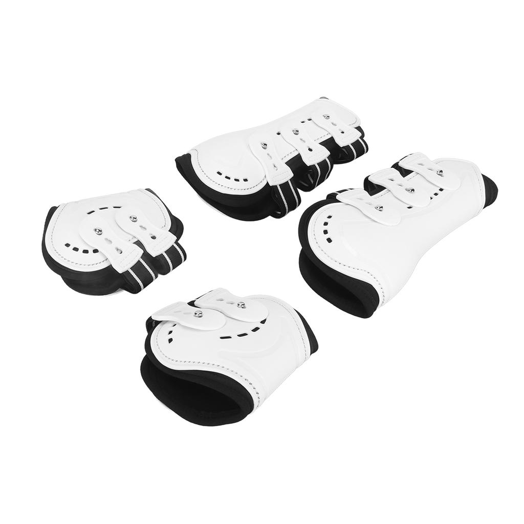 Horse Tendon Boots Shock Absorbing Adjustable Horse Front Hind Boots Fetlock Boots for Leg