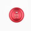 For Hyundai Elantra 2017- Red ENGINE START STOP Switch Button Cover Trim 2X