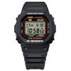 Casio Мужские кварцевые часы G-SHOCK на полимерном ремешке, водонепроницаемость 200 м, ударопрочность, будильник, DW-5600RL-1