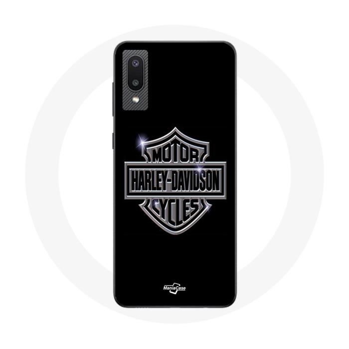 Чехол для Samsung Galaxy A02 с логотипом мотоциклов Harley Davidson