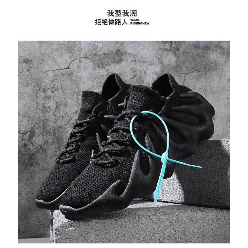 Men Casual Sports Fly Knit Mesh Running Shoes Octopus Sock Shoes