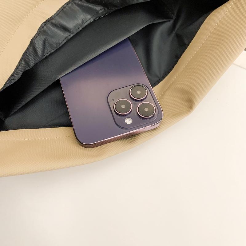 Однотонная мужская сумка через плечо большой емкости Оксфордская женская сумка через плечо