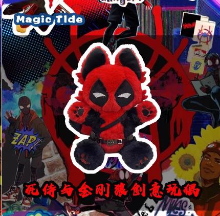High Quality Spider-Man Deadpool Doll Miles Morales Avengers Alliance Game Themed Figurine Doll Toy Spider-Man Cat Boys Gifts