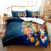 Wang Wang Three-Piece Set 3D Digital Printing Quilt Cover Pillowcase Bedding