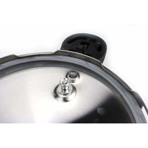 PEARL METAL Pressure Cooker, 3.5L, IH Compatible, Triple-Layer Bottom, Switchable, Recipe Included, Quick Eco, H-5040 Stainless Steel