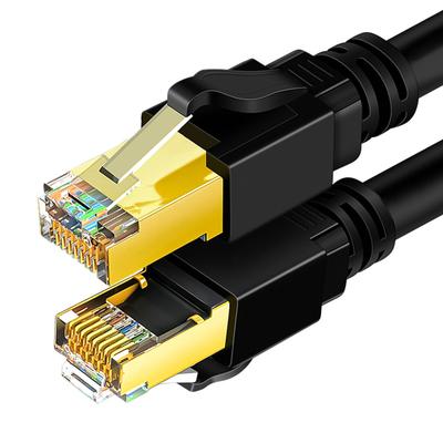 Сетевой кабель Cat 8 40 Гбит/с Высокоскоростной 2000 МГц Двойное экранирование 26AWG Кабель Ethernet Cat 8 для ноутбука