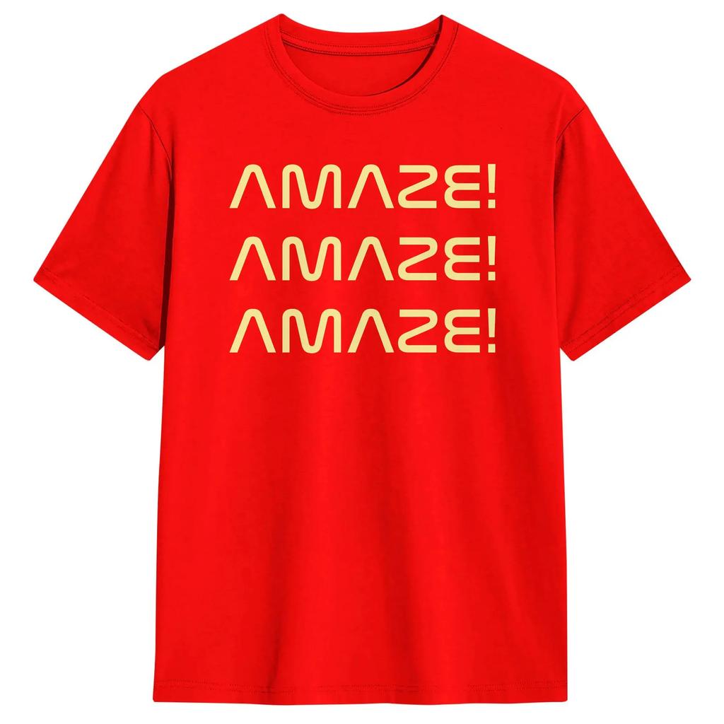 Men AMAZE Project Hail Mary Movie T Shirts 100% Cotton Clothing Vintage Short Sleeve Crew Neck Tees Party T-Shirt