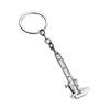 Mini Metal Movable Vernier Caliper Fashion Car Keychain for Adults Men Women