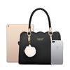 Yogodlns Large Capacity Women Top Handle Bags Fashion Middle Age Mom's Bag Single Shoulder Crossbody Bag PU Leather Hairball Handbag
