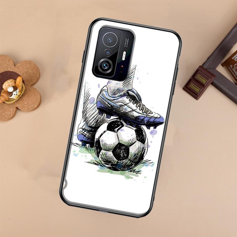 Футбольный Чехол Для Xiaomi POCO X7 X6 Pro X3 X5 M6 F3 F5 F6 Pro 11T 12T 13T 14T Pro 13 14 Ultra