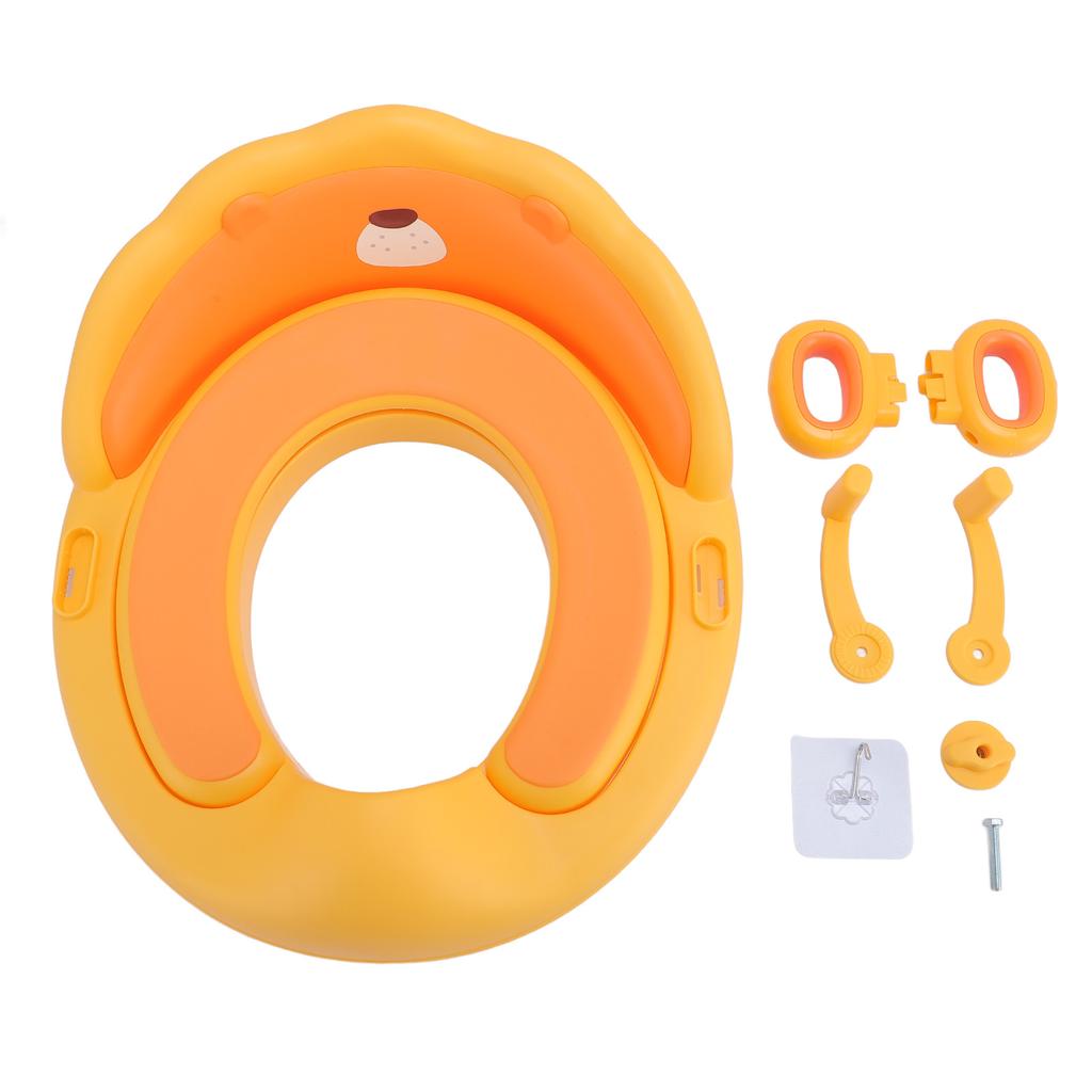 Детское сиденье для унитаза для приучения к горшку с мягкими ручками и брызговиком, портативный дорожный горшок для малышей